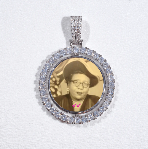 3D Spinning 2-Faced Custom Picture Pendant