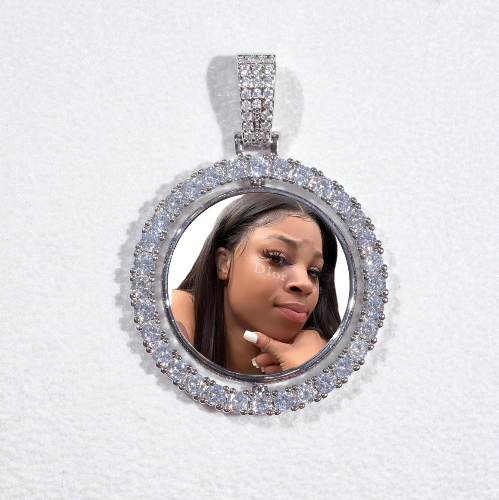 3D Spinning 2-Faced Custom Picture Pendant