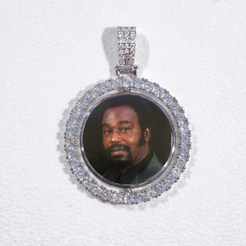 3D Spinning 2-Faced Custom Picture Pendant