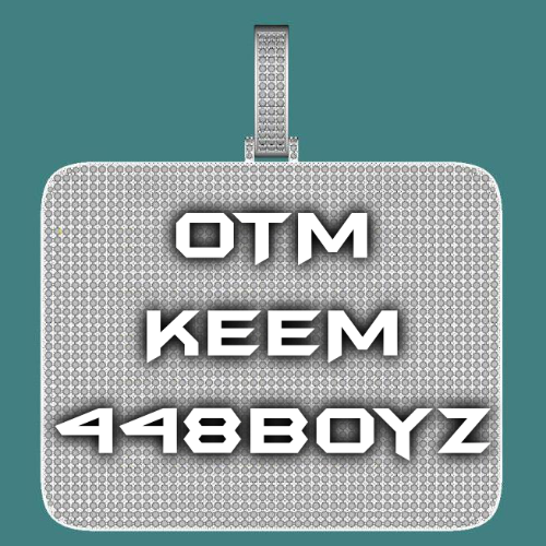 CUSTOM LETTER NECKLACE 3D BIG SQUARE