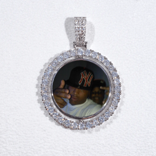 3D Spinning 2-Faced Custom Picture Pendant