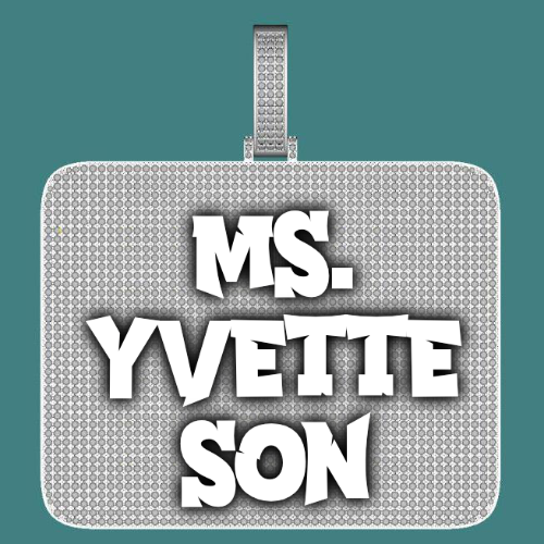 CUSTOM LETTER NECKLACE 3D BIG SQUARE