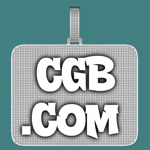 CUSTOM LETTER NECKLACE 3D BIG SQUARE
