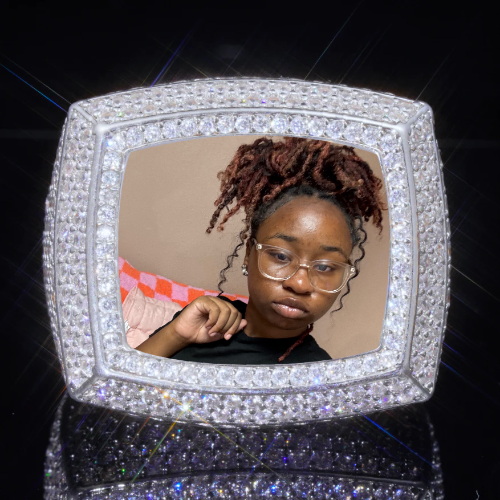 3D CUSTOM PICTURE ICED RING
