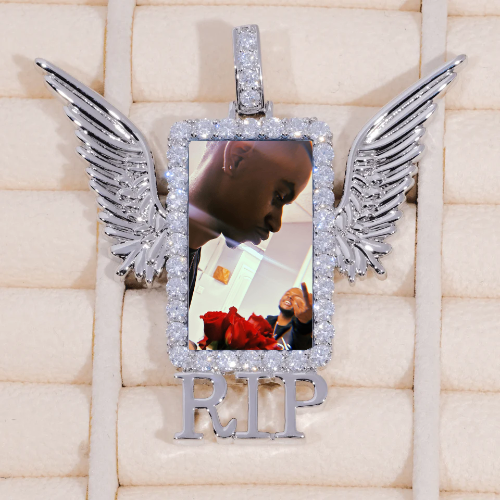 RIP WING 3D CUSTOM PICTURE PENDANT
