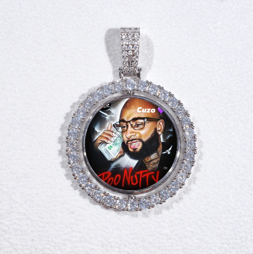 3D Spinning 2-Faced Custom Picture Pendant