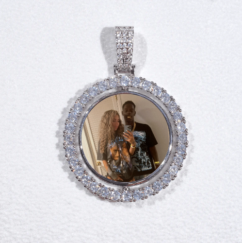 3D Spinning 2-Faced Custom Picture Pendant