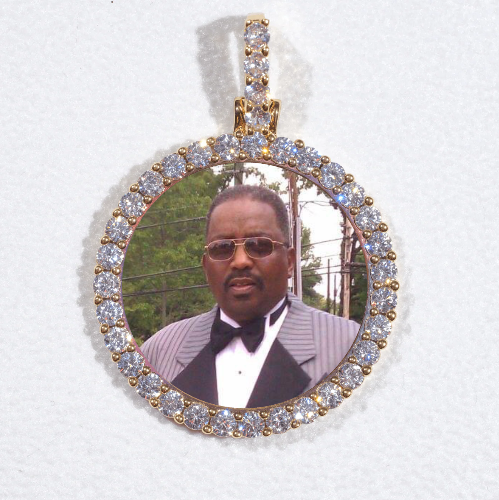 3D CIRCLE CUSTOM PICTURE PENDANT SMALL SIZE