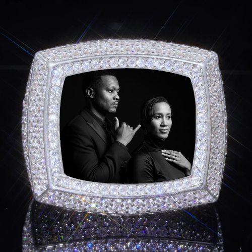 3D CUSTOM PICTURE ICED RING