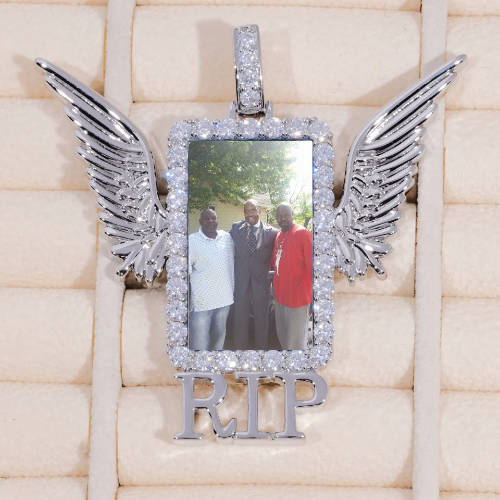 RIP WING 3D CUSTOM PICTURE PENDANT