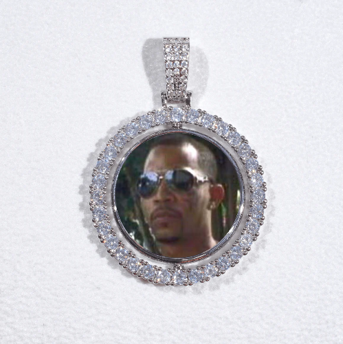 3D Spinning 2-Faced Custom Picture Pendant
