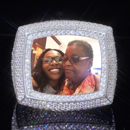 3D CUSTOM PICTURE ICED RING