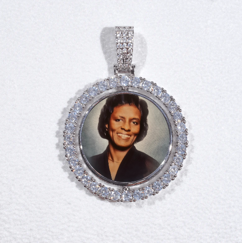 3D Spinning 2-Faced Custom Picture Pendant