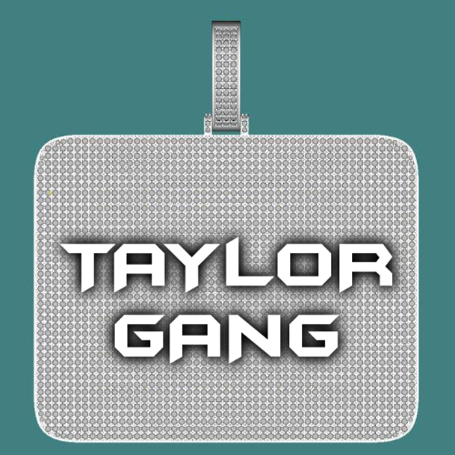 CUSTOM LETTER NECKLACE 3D BIG SQUARE