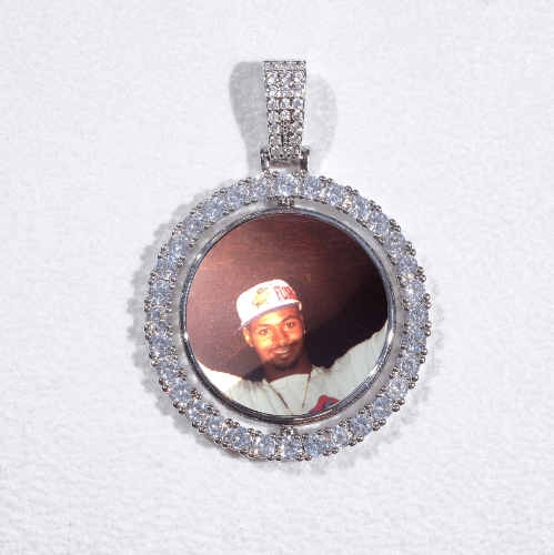 3D Spinning 2-Faced Custom Picture Pendant