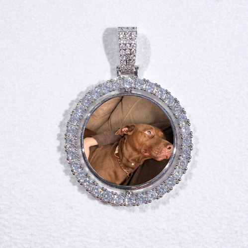 3D Spinning 2-Faced Custom Picture Pendant