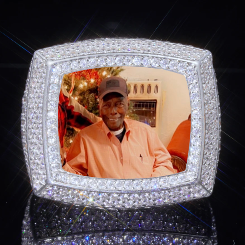 3D CUSTOM PICTURE ICED RING