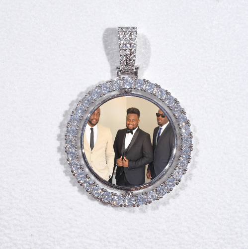 3D Spinning 2-Faced Custom Picture Pendant