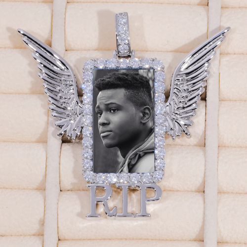 RIP WING 3D CUSTOM PICTURE PENDANT