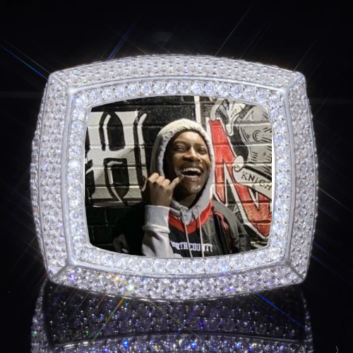 3D CUSTOM PICTURE ICED RING