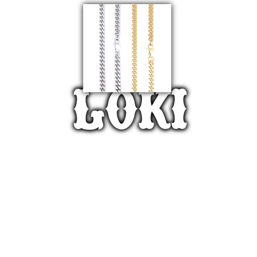 Custom Letters Freibeuter Font Necklace