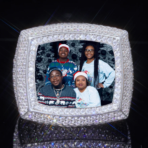 3D CUSTOM PICTURE ICED RING