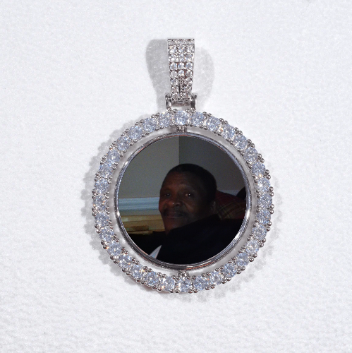 3D Spinning 2-Faced Custom Picture Pendant
