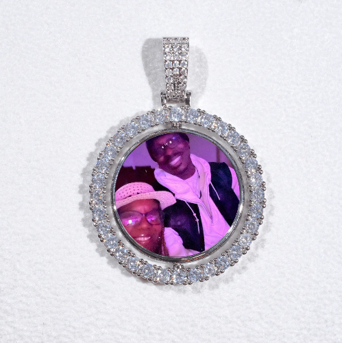 3D Spinning 2-Faced Custom Picture Pendant