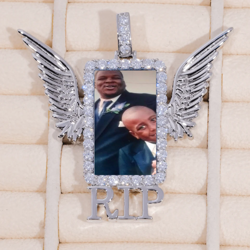 RIP WING 3D CUSTOM PICTURE PENDANT