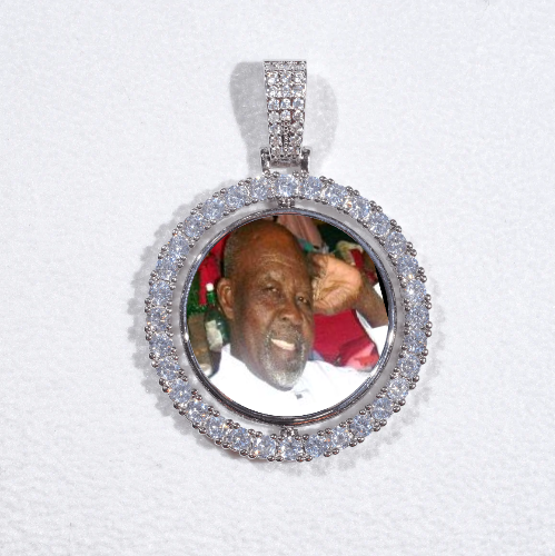 3D Spinning 2-Faced Custom Picture Pendant