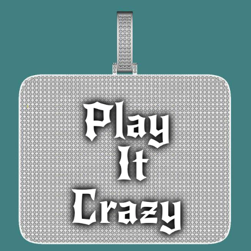 CUSTOM LETTER NECKLACE 3D BIG SQUARE