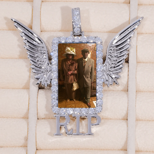 RIP WING 3D CUSTOM PICTURE PENDANT