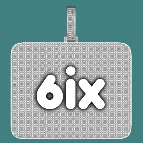 CUSTOM LETTER NECKLACE 3D BIG SQUARE