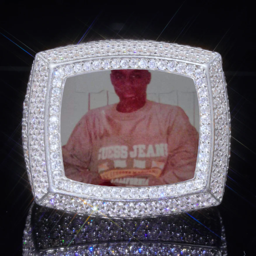 3D CUSTOM PICTURE ICED RING