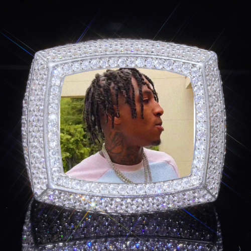 3D CUSTOM PICTURE ICED RING