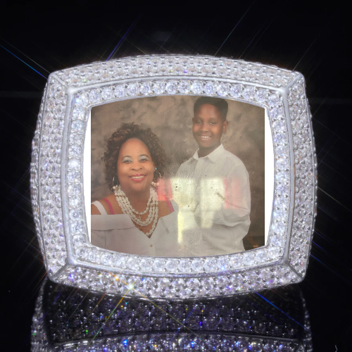 3D CUSTOM PICTURE ICED RING