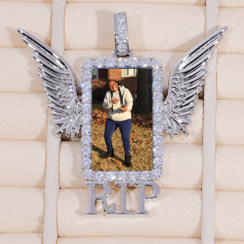 RIP WING 3D CUSTOM PICTURE PENDANT