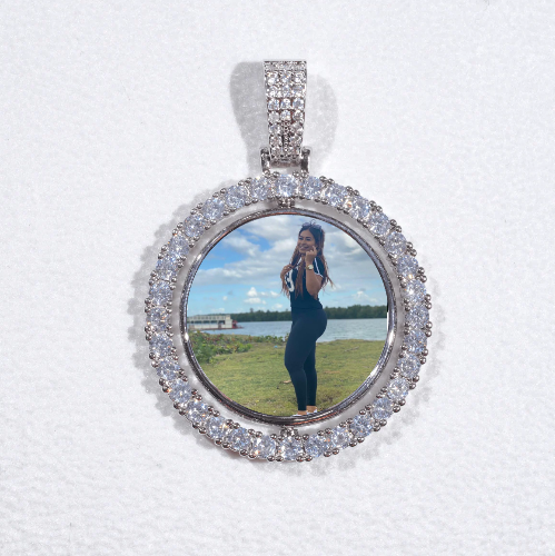 3D Spinning 2-Faced Custom Picture Pendant