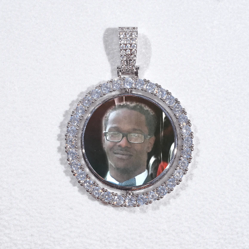 3D Spinning 2-Faced Custom Picture Pendant