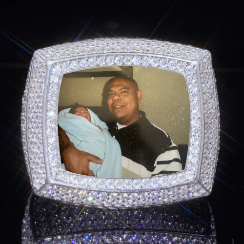 3D CUSTOM PICTURE ICED RING