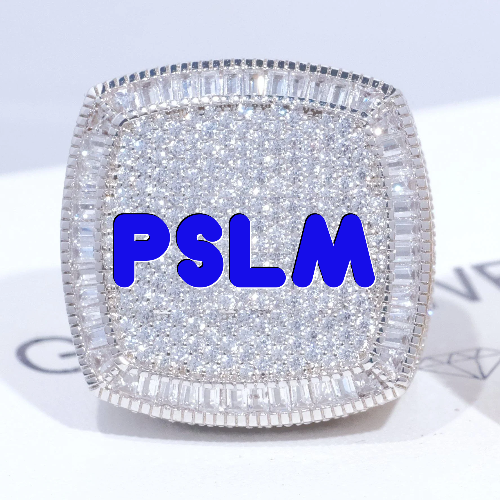 CUSTOM LETTER 3D ICED RING