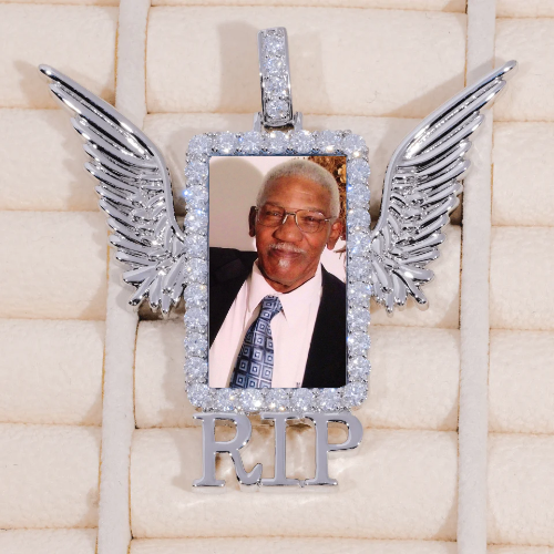 RIP WING 3D CUSTOM PICTURE PENDANT