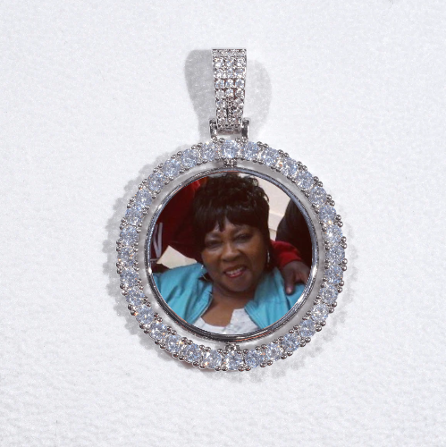 3D Spinning 2-Faced Custom Picture Pendant
