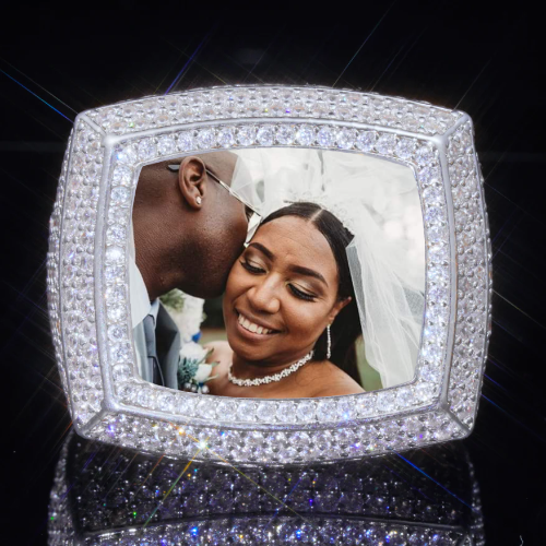 3D CUSTOM PICTURE ICED RING