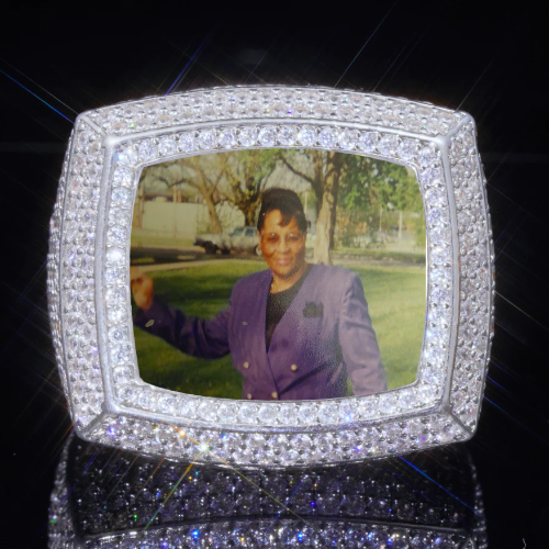 3D CUSTOM PICTURE ICED RING