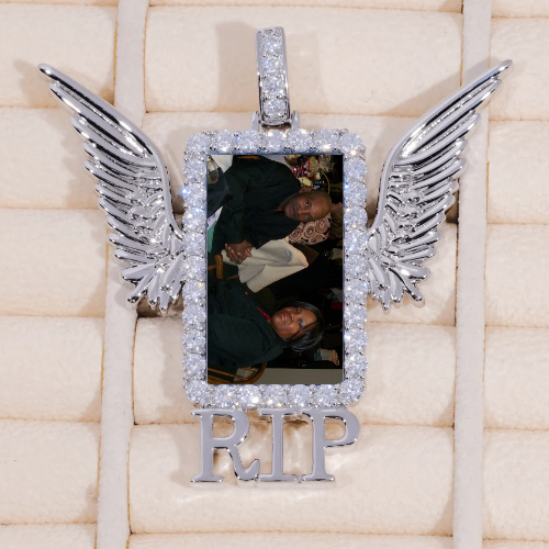 RIP WING 3D CUSTOM PICTURE PENDANT