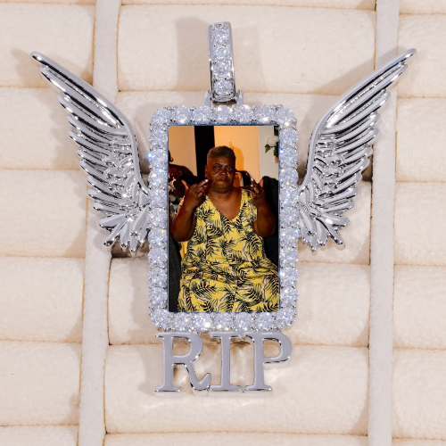 RIP WING 3D CUSTOM PICTURE PENDANT