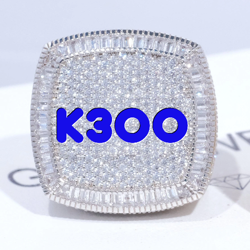 CUSTOM LETTER 3D ICED RING
