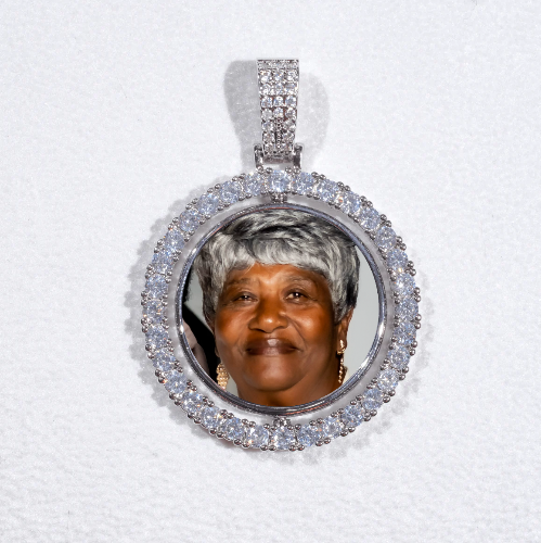 3D Spinning 2-Faced Custom Picture Pendant
