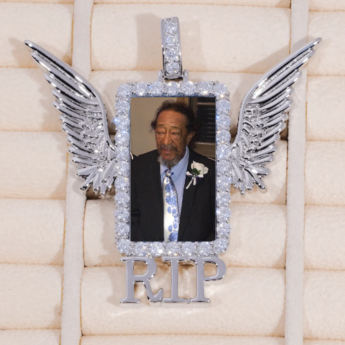 RIP WING 3D CUSTOM PICTURE PENDANT